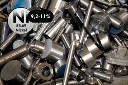 Лом нержавеющей стали Б26, Ni 9,2-11%